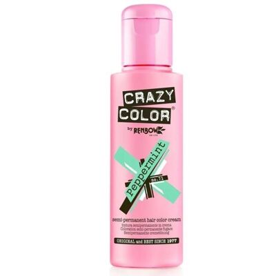 Crazy Color 71 Peppermint Shampoo 100ml Deep Hydration for Sensitive Hair 500ml