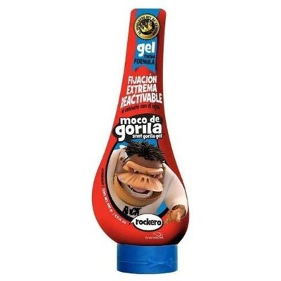 Gel Moco De Gorila Bottel Rockero Red 11.9oz Volumen Extra para Cabello Teñido