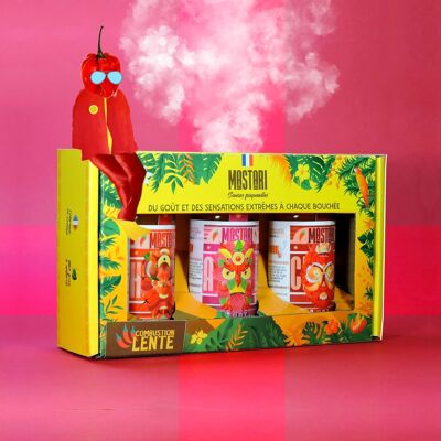 Caja de 3 salsas picantes - Quema lenta 🌶️