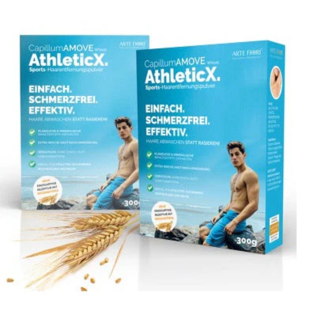 ATHLETICX hair removal powder