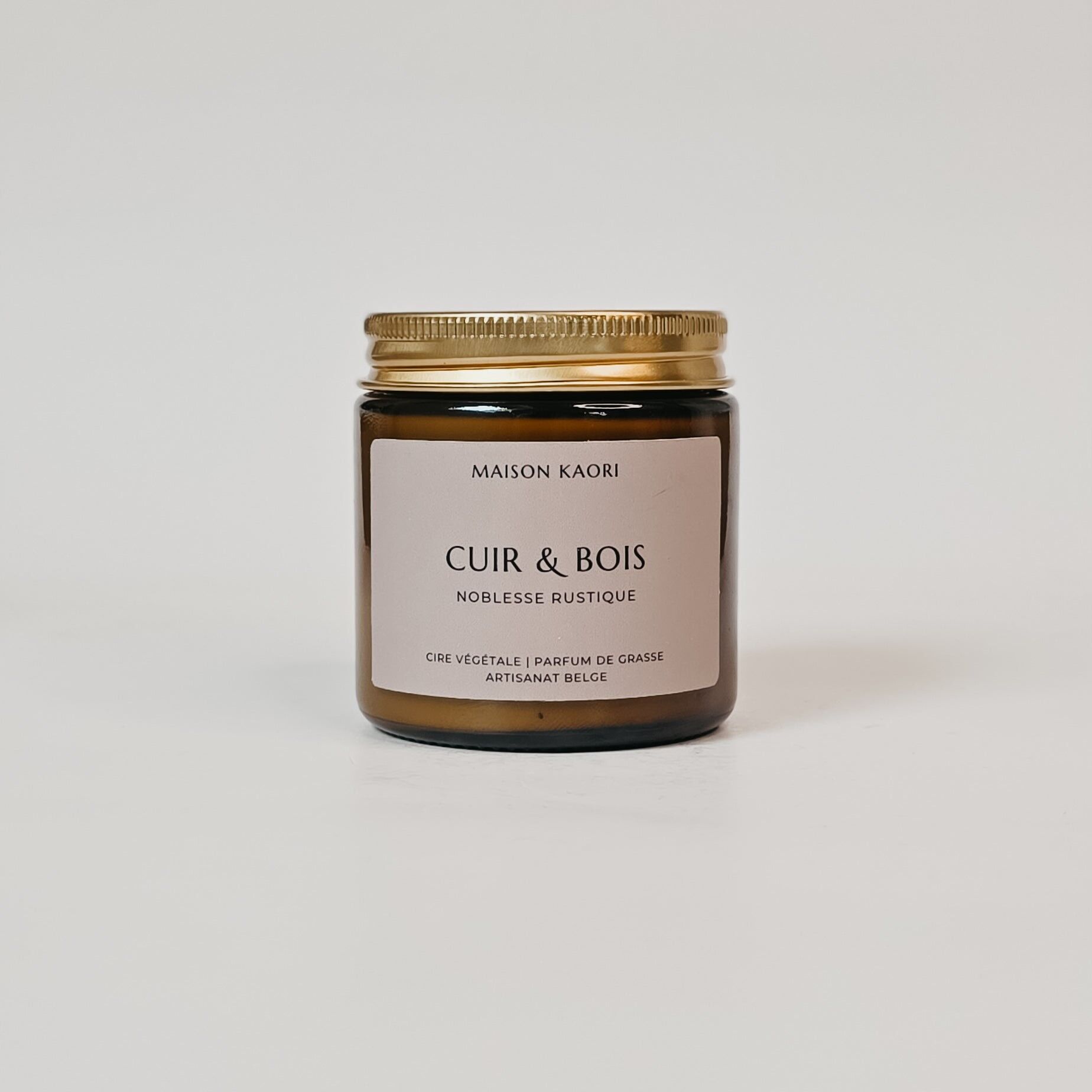 Candela profumata - Pelle e Legno - Edizione autunnale