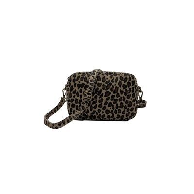 BOLSO MARTA DE PIEL LEOPARDO CON 2 CIERRES