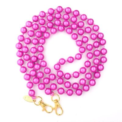 Chaîne de téléphone LizzyMae Fuchsia petite 10 mm