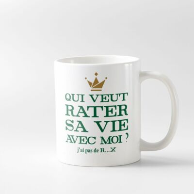 ¿Quién quiere perderse la vida? Persona... ¡Así que toma esta taza y ven conmigo!