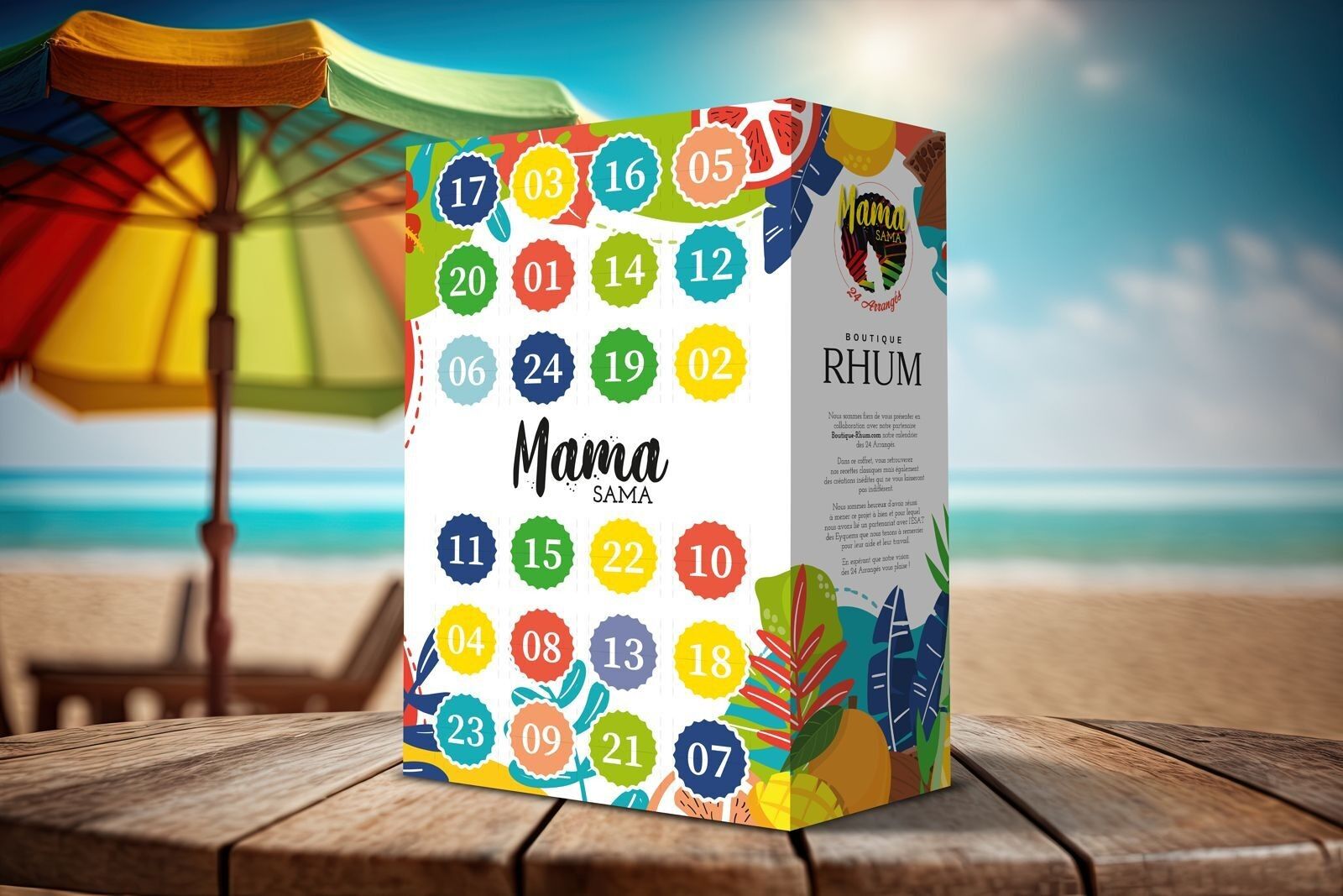 Mama Sama Advent Calendar 24 Arranged Rums - Limited Edition 2024 - 32° -
