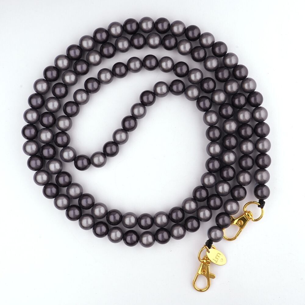 Catena per telefono LizzyMae Antracite-Grigio piccola 10mm