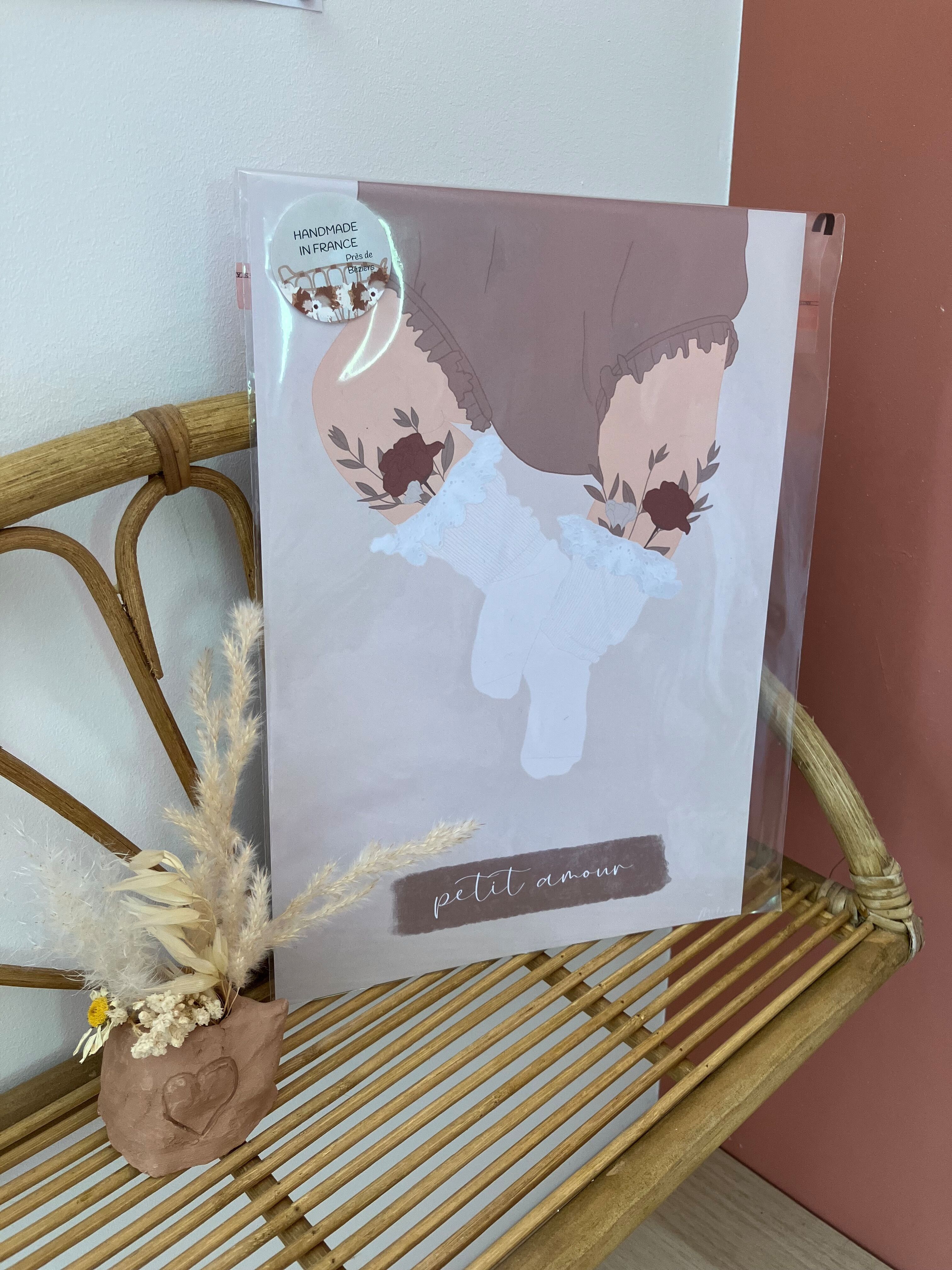 Poster Valentina Illustrazione bambino/a A4 e A3