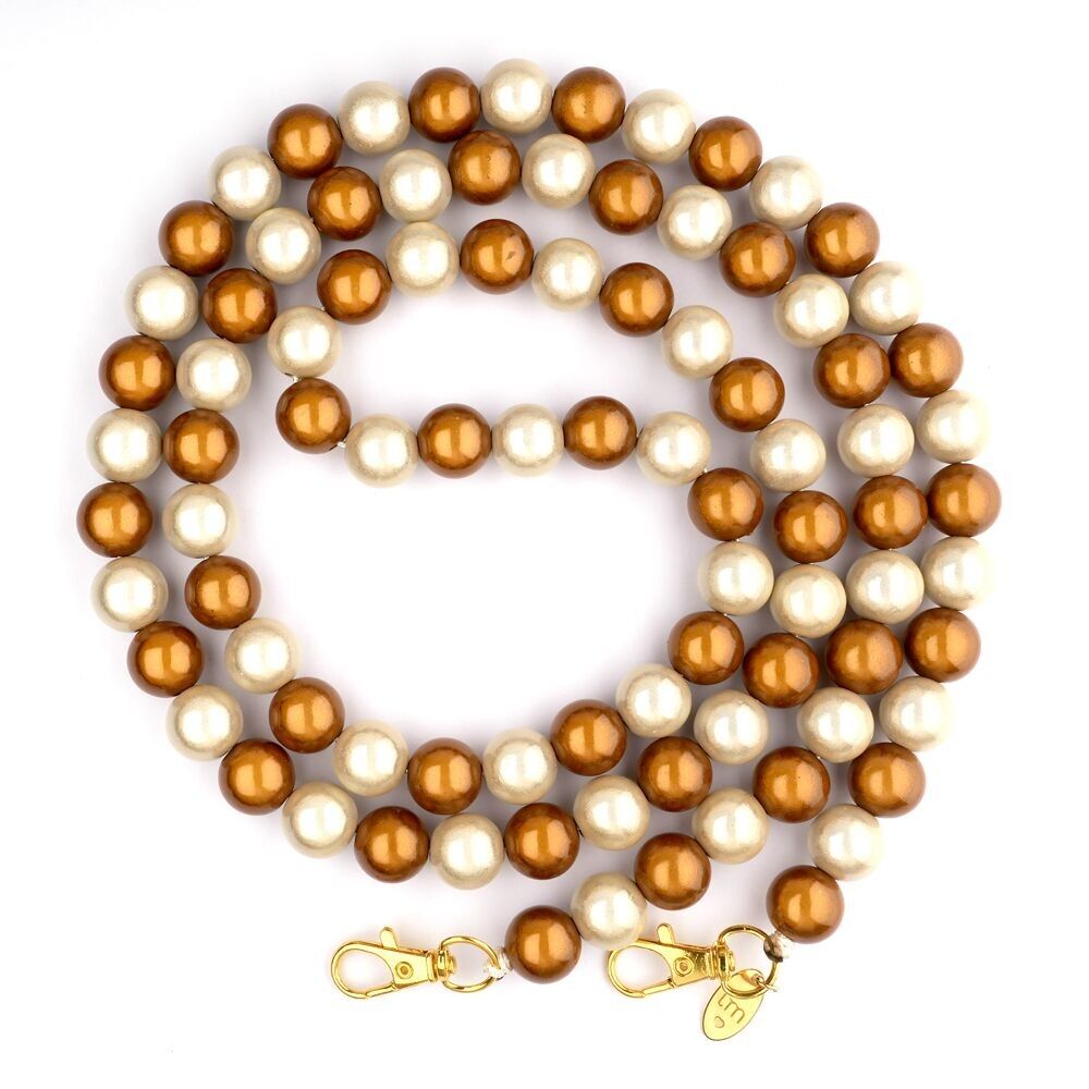 Catena per telefono LizzyMae Almond-Beige grande 14mm