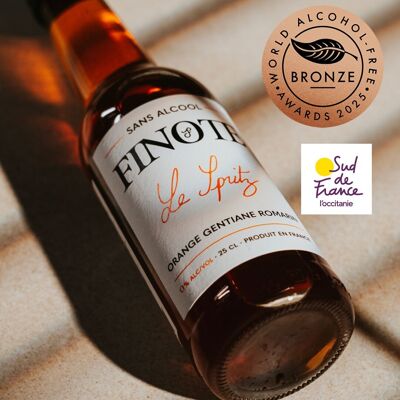 Alcohol-Free Spritz Cocktail - Sparkling - Orange Gentian Rosemary - 25 cl - CHR - Fine Groceries