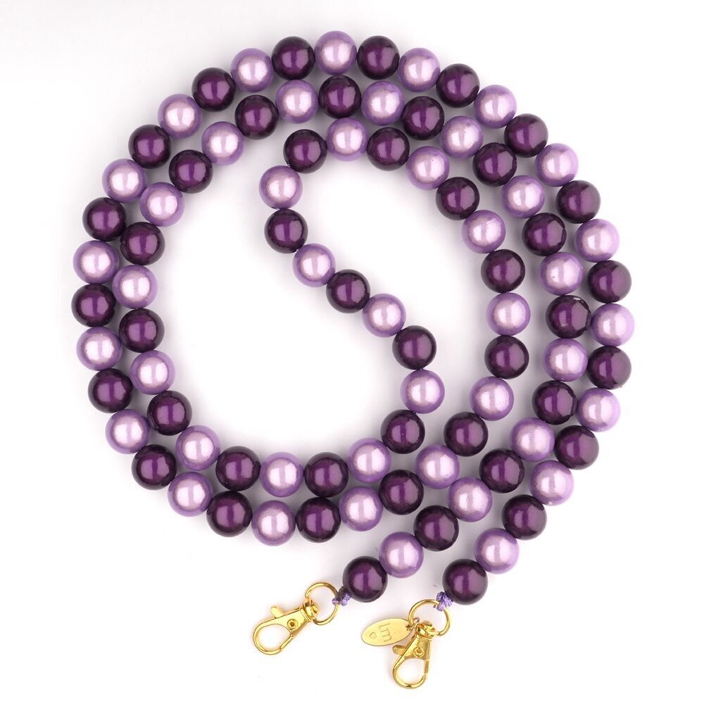 Catena per telefono LizzyMae viola-lilla grande 14mm