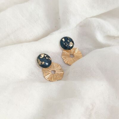 PENDIENTES PENSEE NOCHE ORO
