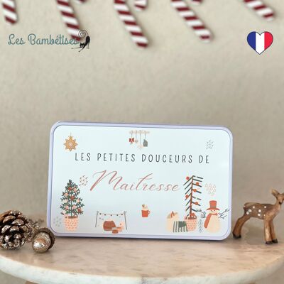 Boite en Métal Maîtresse Noël Bohème