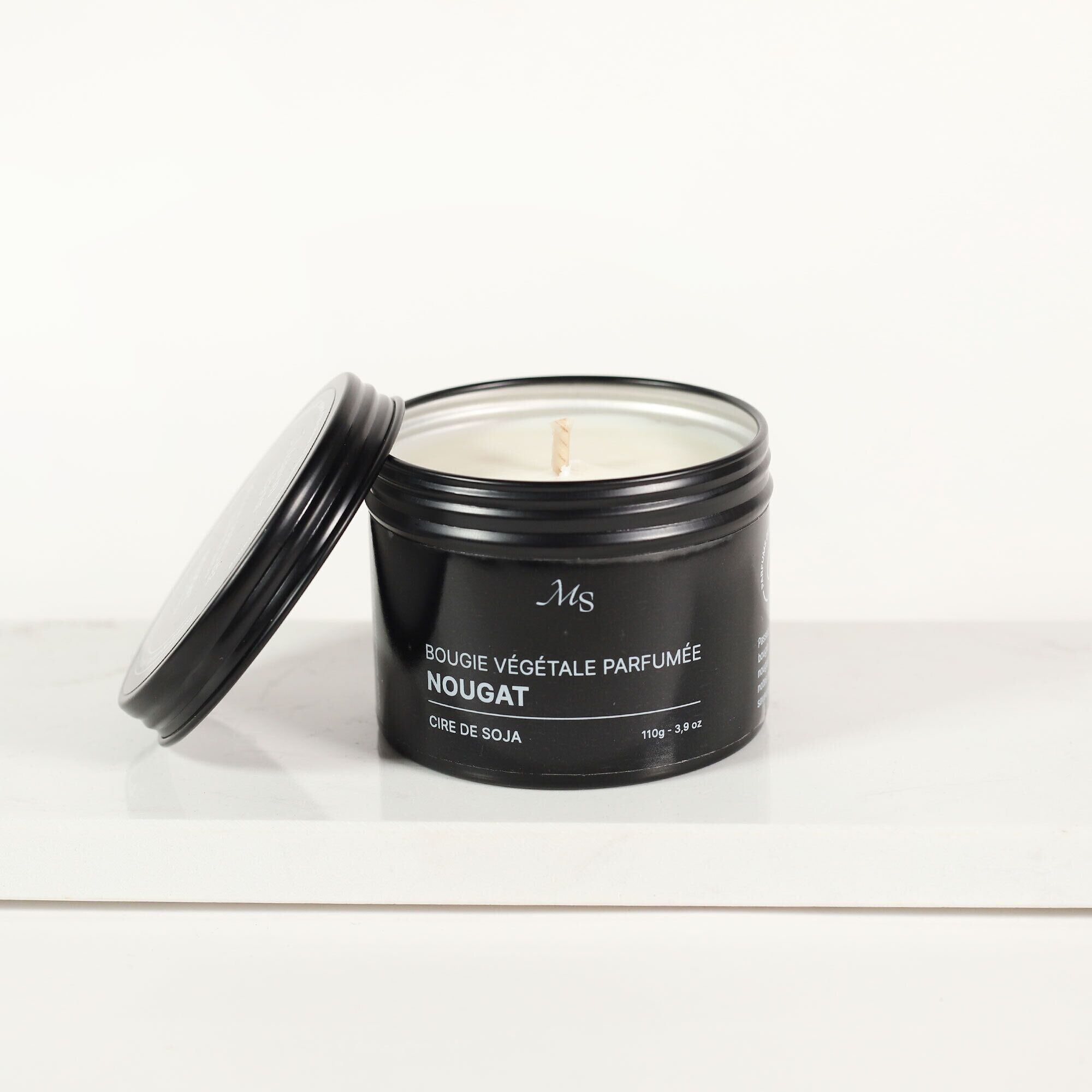 Metal candle - Nougat