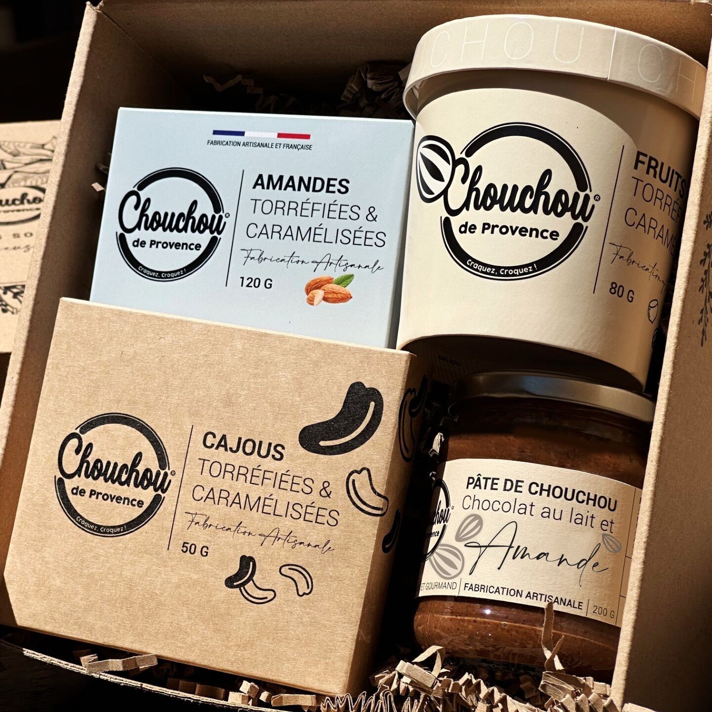 🎁 Scatola di Natale fatta a mano – Scrunchies e crema spalmabile 😋