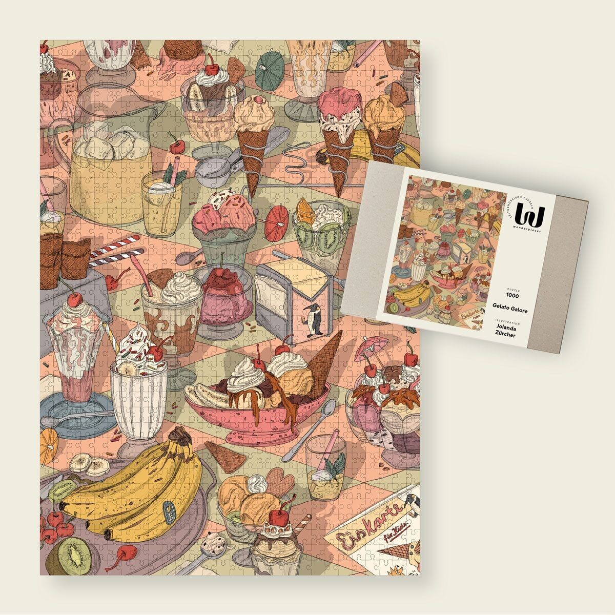»Gelato Galore« Puzzle | Jolanda Olivia Zürcher