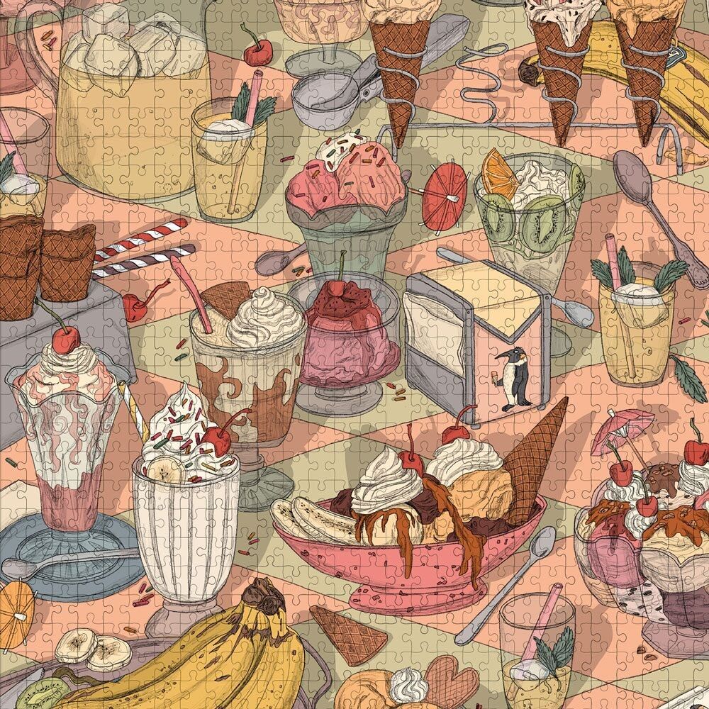 »Gelato Galore« Puzzle | Jolanda Olivia Zürcher
