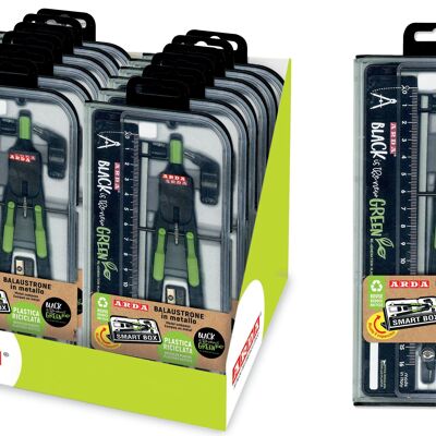 BLACK IS THE NEW GREEN - Compasso balaustrone 2 snodi apertura rapida con pinze e accessori