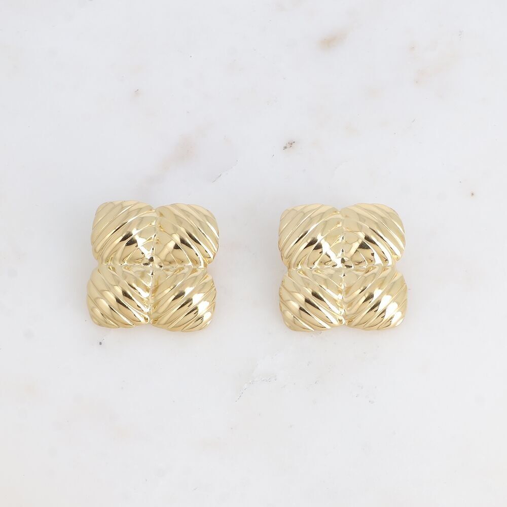 Rizos de bala - flor con líneas rayadas