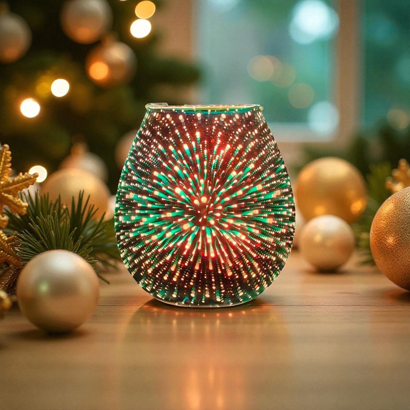 Parfümbrenner Calorya Nr. 6 Diffusorlampe – Beleuchtung mit 3D-Effekt – Duftschmelzdiffusor – Duftwachsbrenner – Dekoration und Raumdüfte