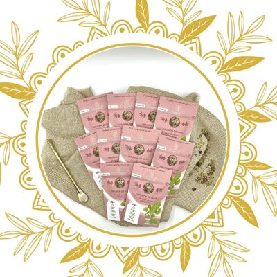 Organic lavender, mauve, pink mate - 10g