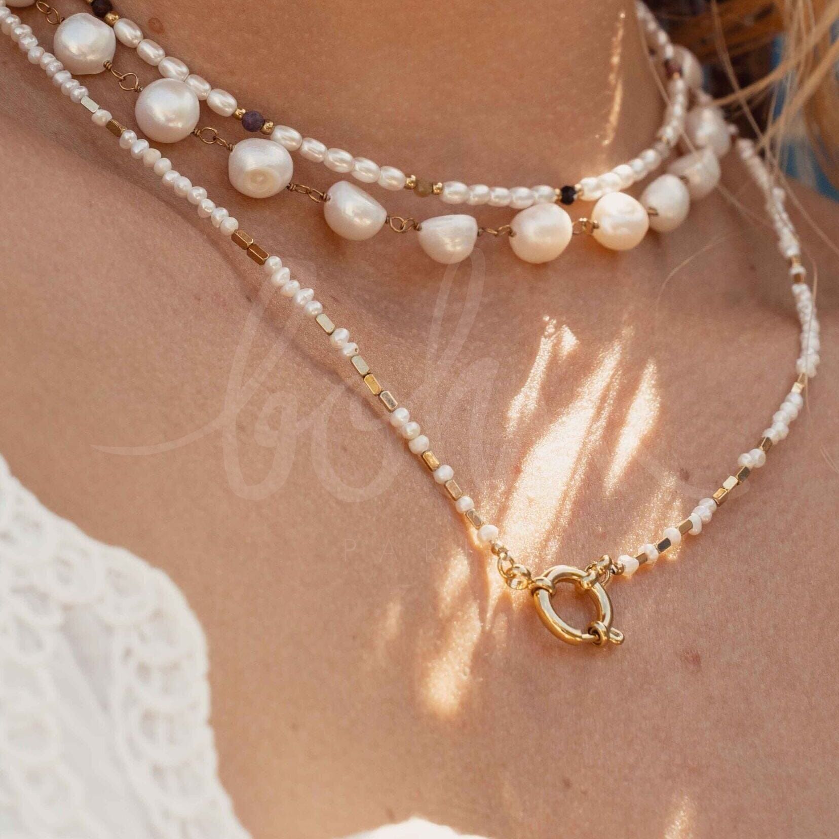 Selena-Kabelkette – Verschluss für Lockies und Süßwasserperlen