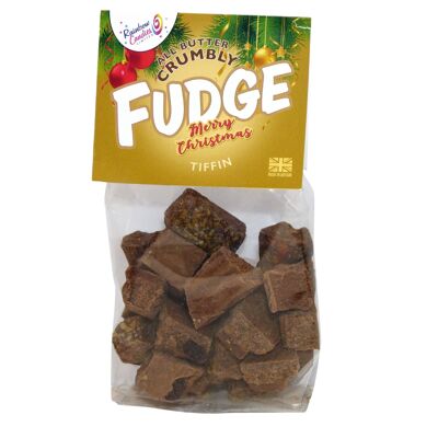 Sacchetto di fudge friabile Tiffin tutto burro di Natale.
