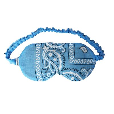 Masque relaxant yeux - chauffant & refroidissant - Bandana Bleu