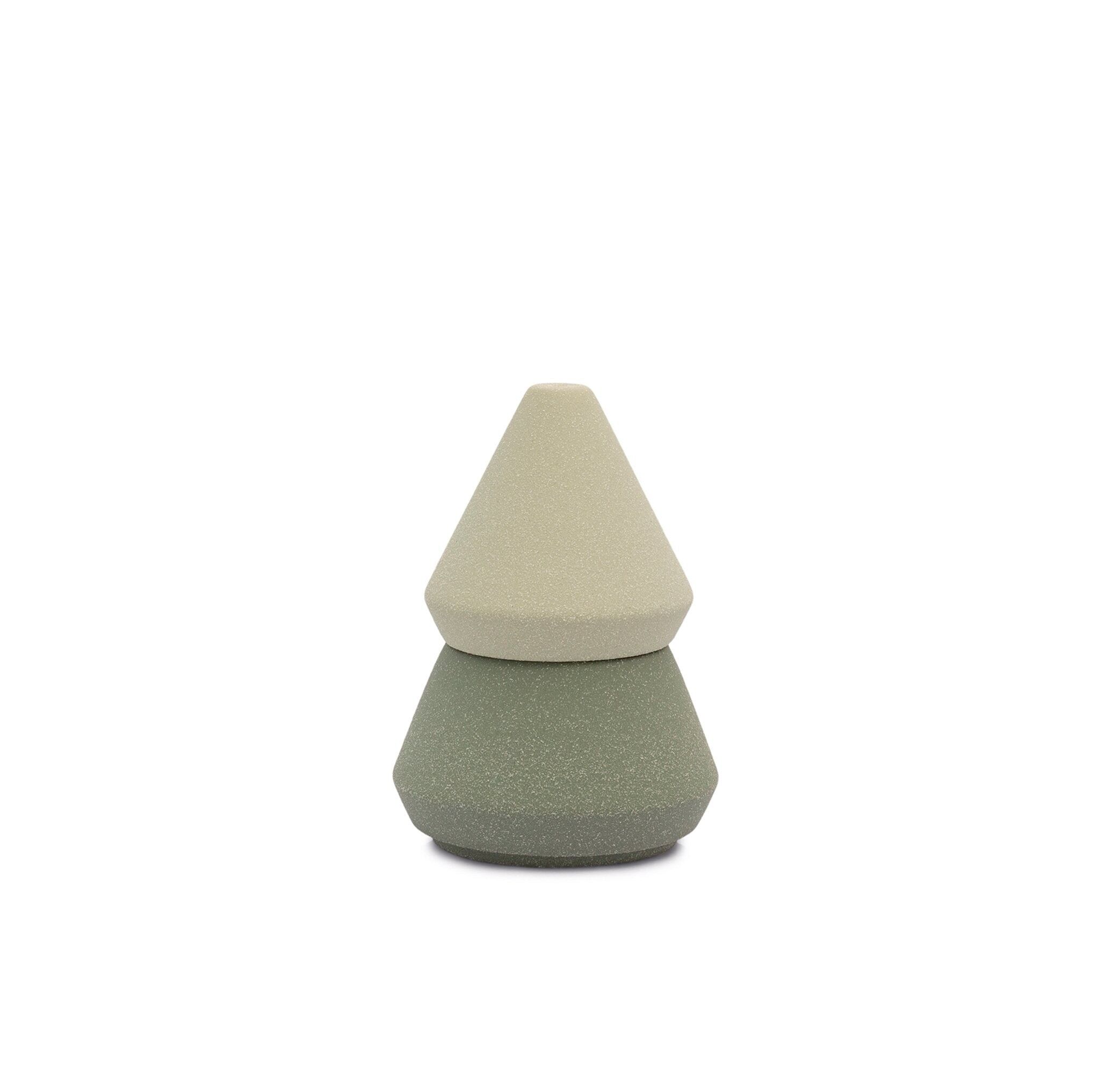 Cypress & Fir Small Tree Stack (155g & Incense Holder) - Green