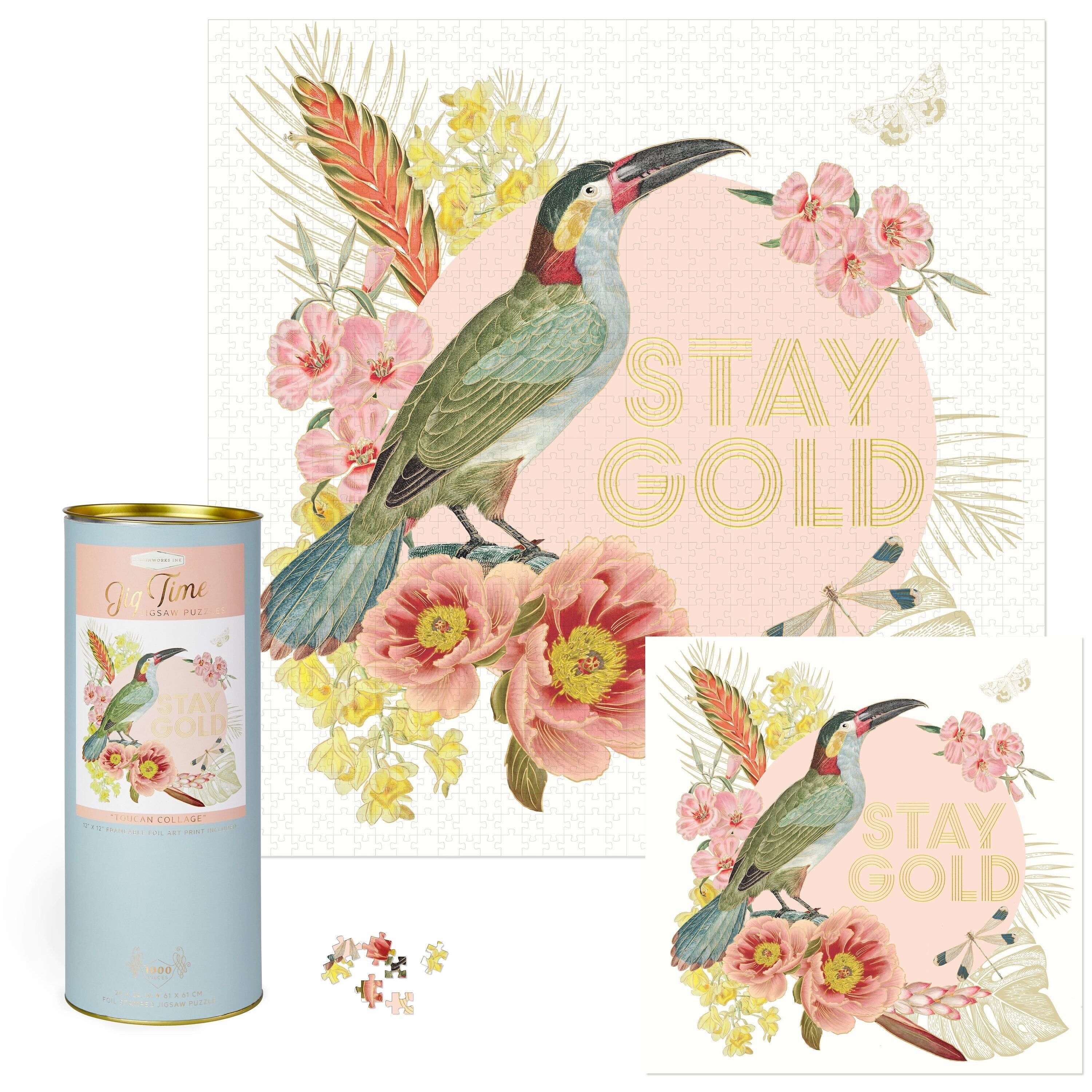 Puzzle (1000 piezas) - Collage de tucán