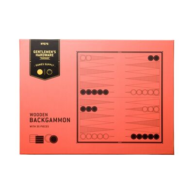Backgammon en bois