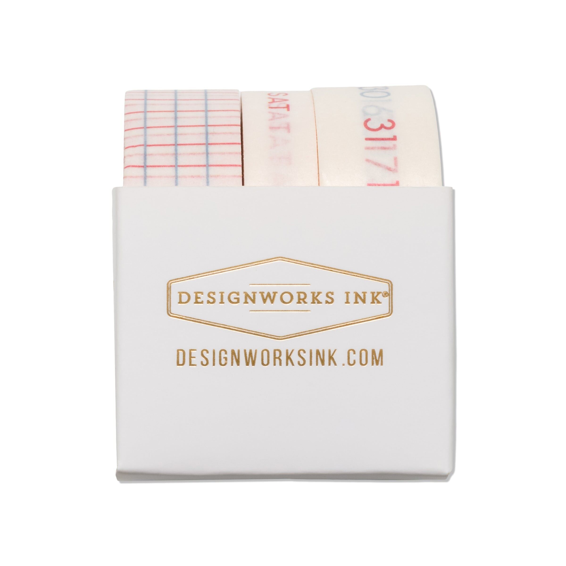 Washi Tape - Retro Utilitarian (Set Of 3)