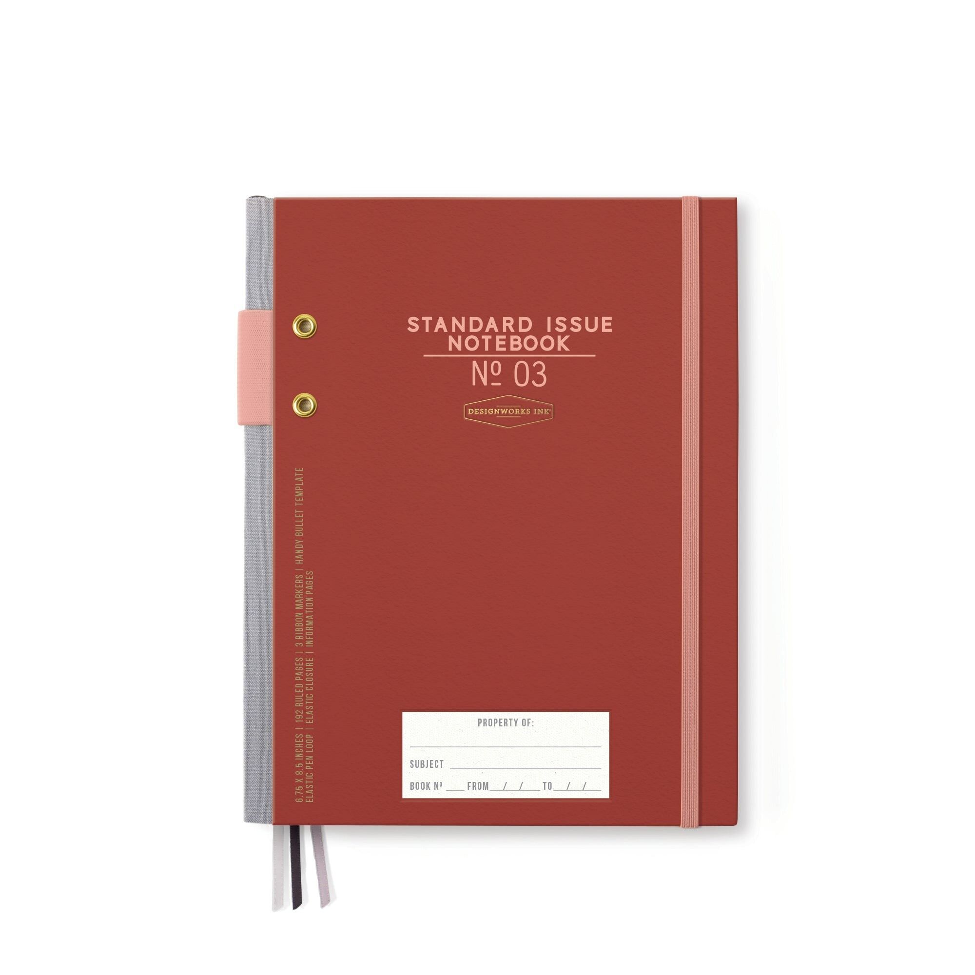 Carnet de notes à édition standard - Bois de rose et blush