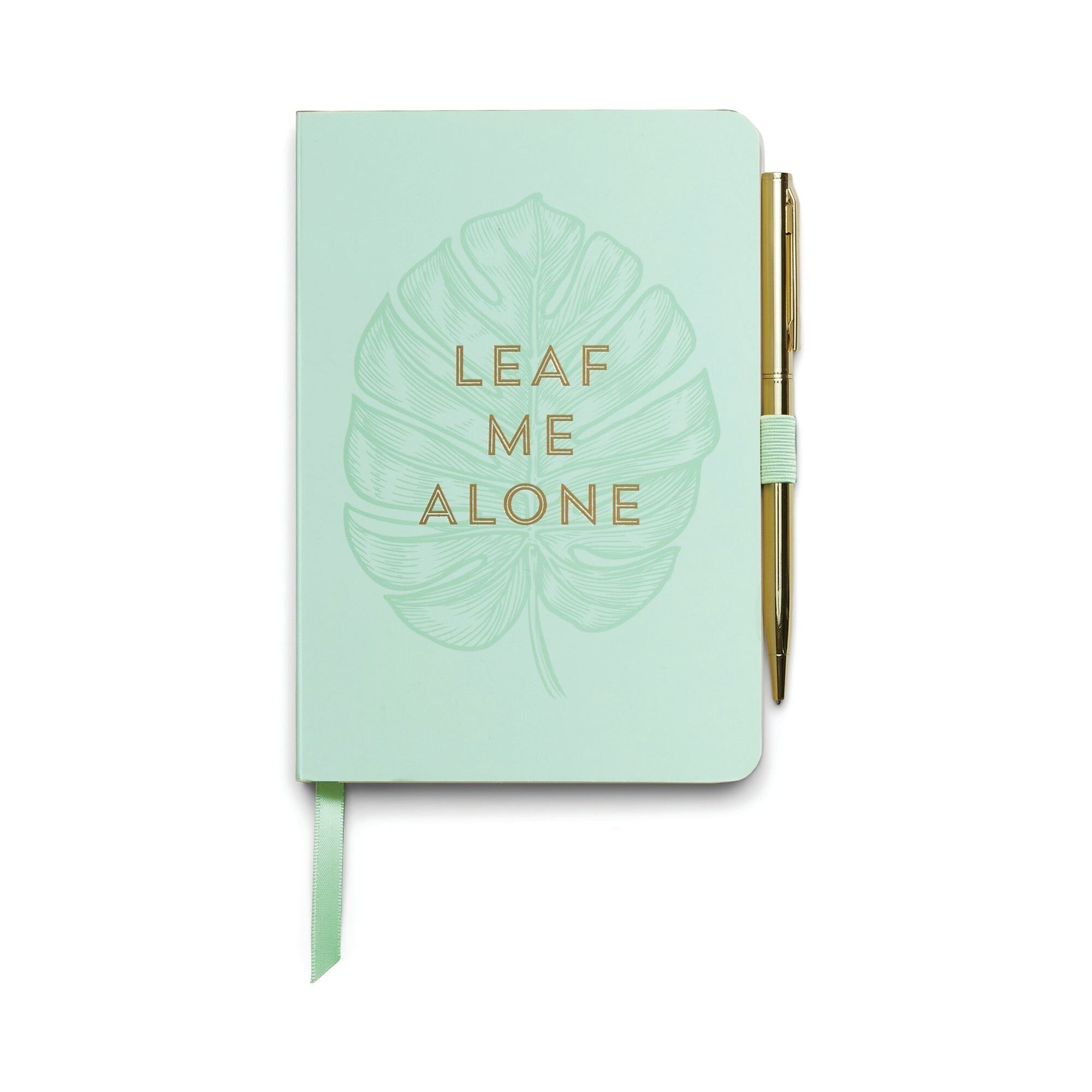 Vintage Sass - Leave Me Alone - Notizbuch mit Stift
