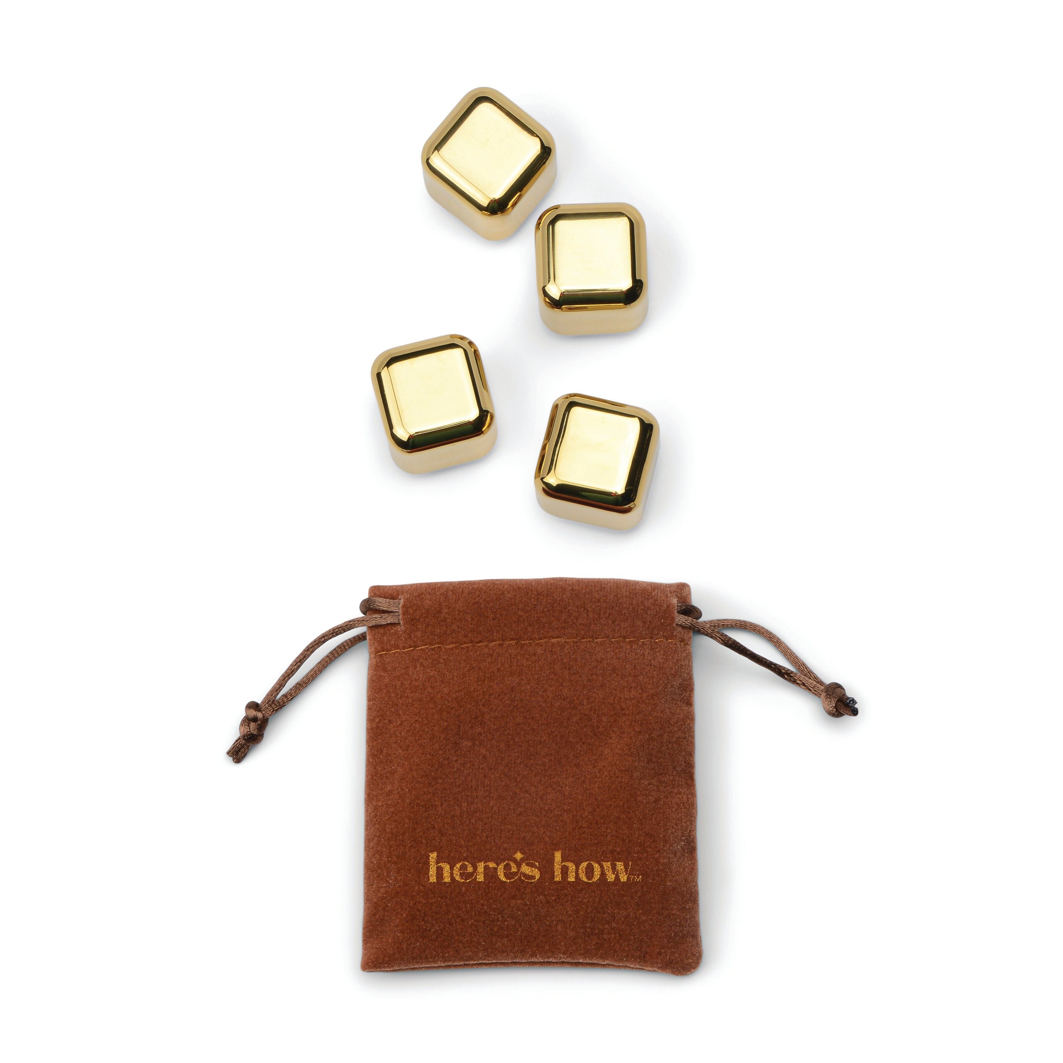 Die Ruby Cocktail Chillers in Gold - 4er-Set