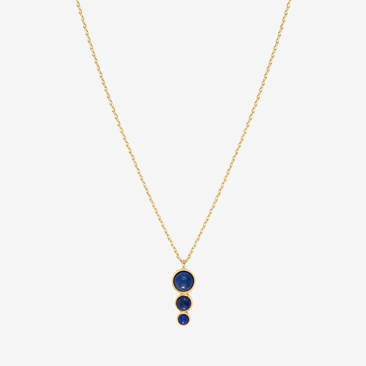 LAPIS LAZULI GOLD NECKLACE - ANDREA