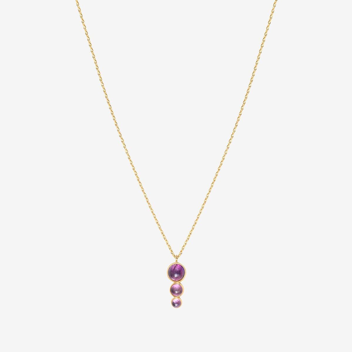 COLLANA IN AMETISTA DORATA - ANDREA