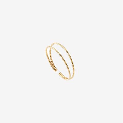 ANILLO CHAPADO EN ORO - N°10