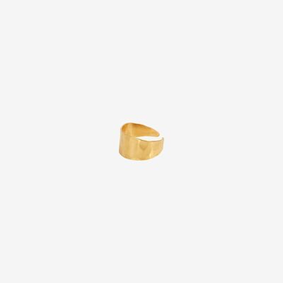 BAGUE D'OREILLE DORÉE - MARTELEE