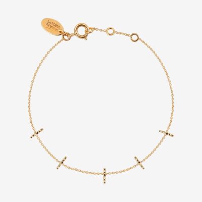 BRACCIALE BARRETTE D'ORO - DISCO