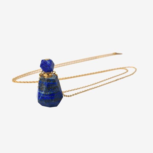 COLLIER DORÉ LAPIS LAZULI - ELIXIR