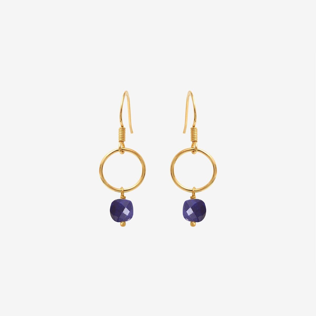 ORECCHINI IN LAPISLAZZULI ORO - FIJI