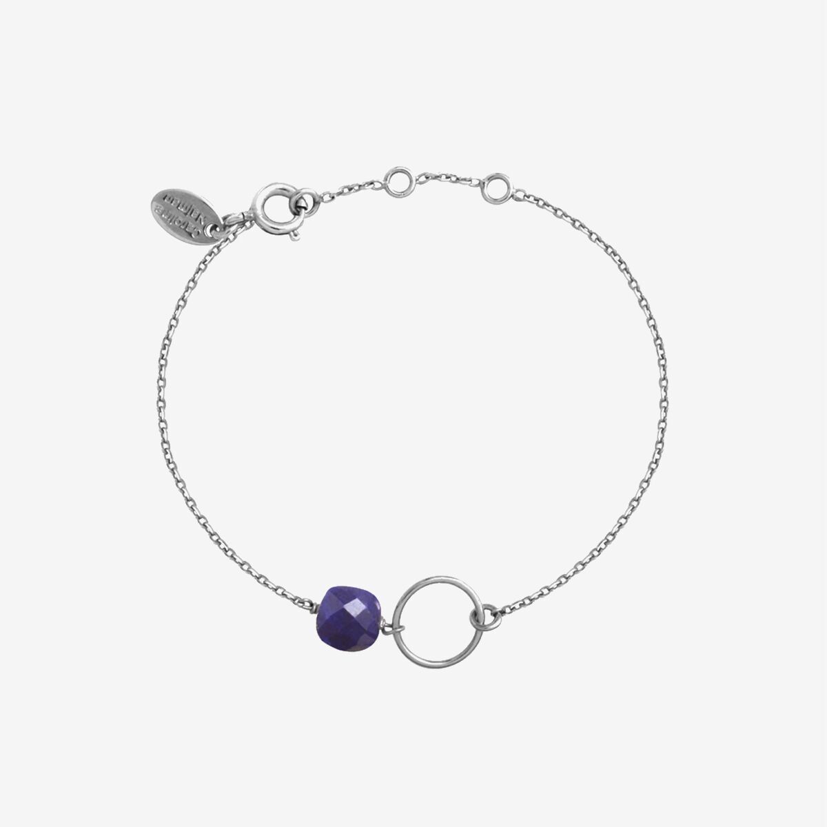 BRACCIALE IN ARGENTO LAPISLAZZULI - FIJI