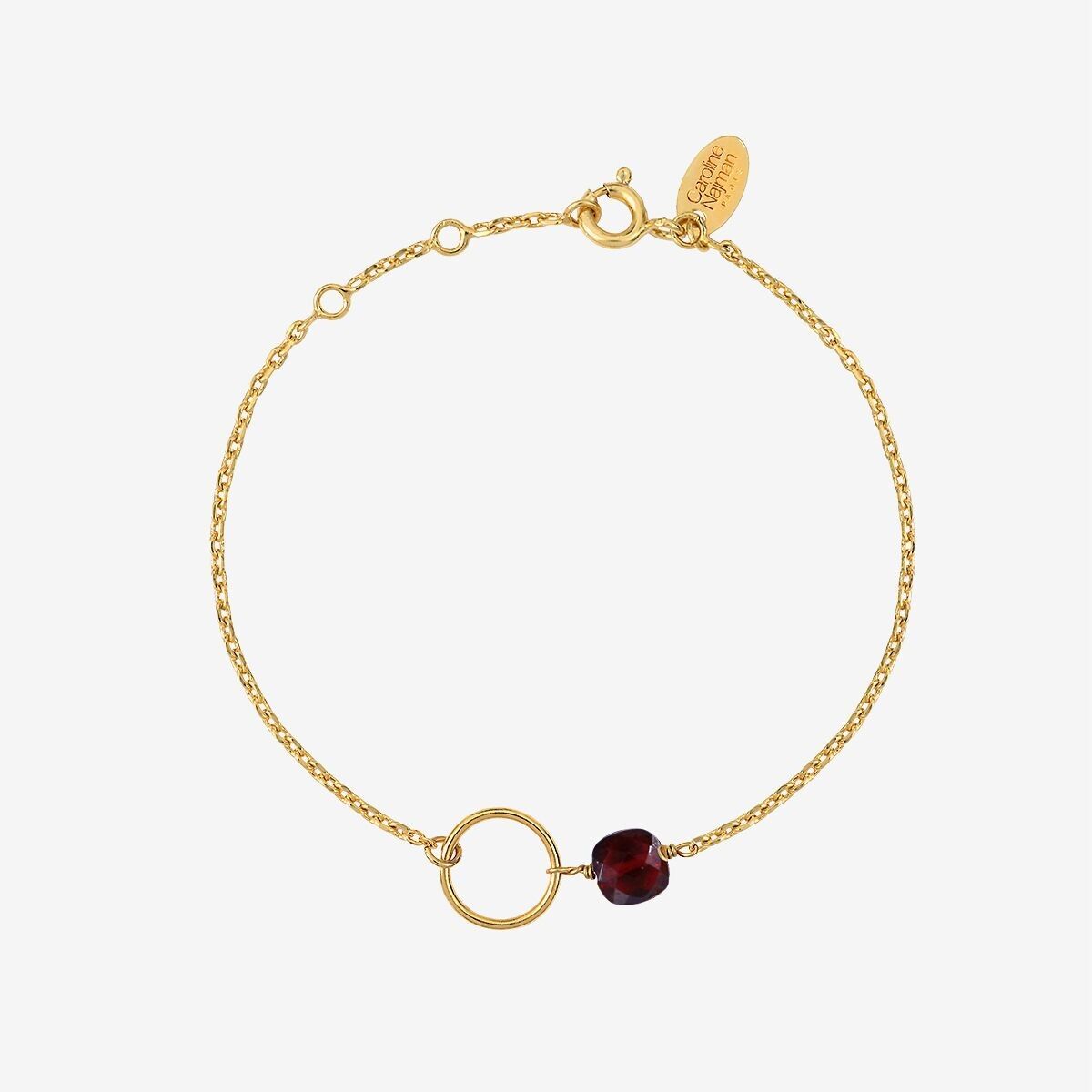 BRACCIALE IN GRANATO D'ORO - FIJI