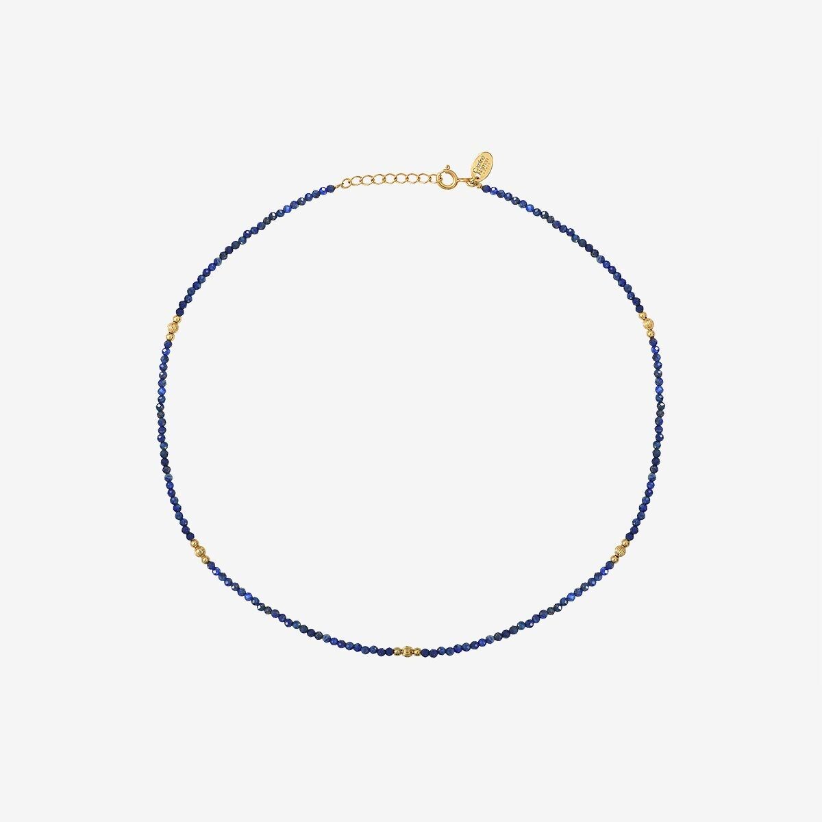 LAPIS LAZULI GOLD NECKLACE - JERI