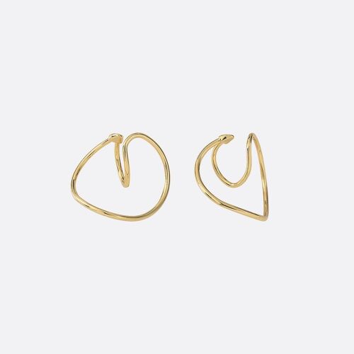 BOUCLES D'OREILLES DORÉES SIMONE PAIRE - KIND OF THINGS