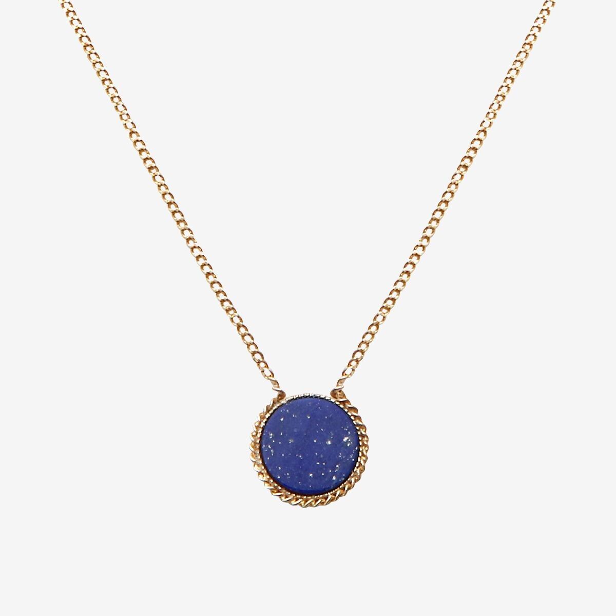 LAPIS LAZULI GOLD NECKLACE - LADY