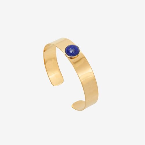 MANCHETTE DORÉE LAPIS LAZULI - MINIMAL