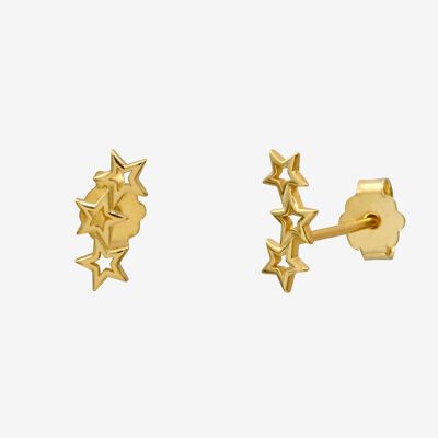 ADELE PAIR GOLD EARRINGS - STUDS