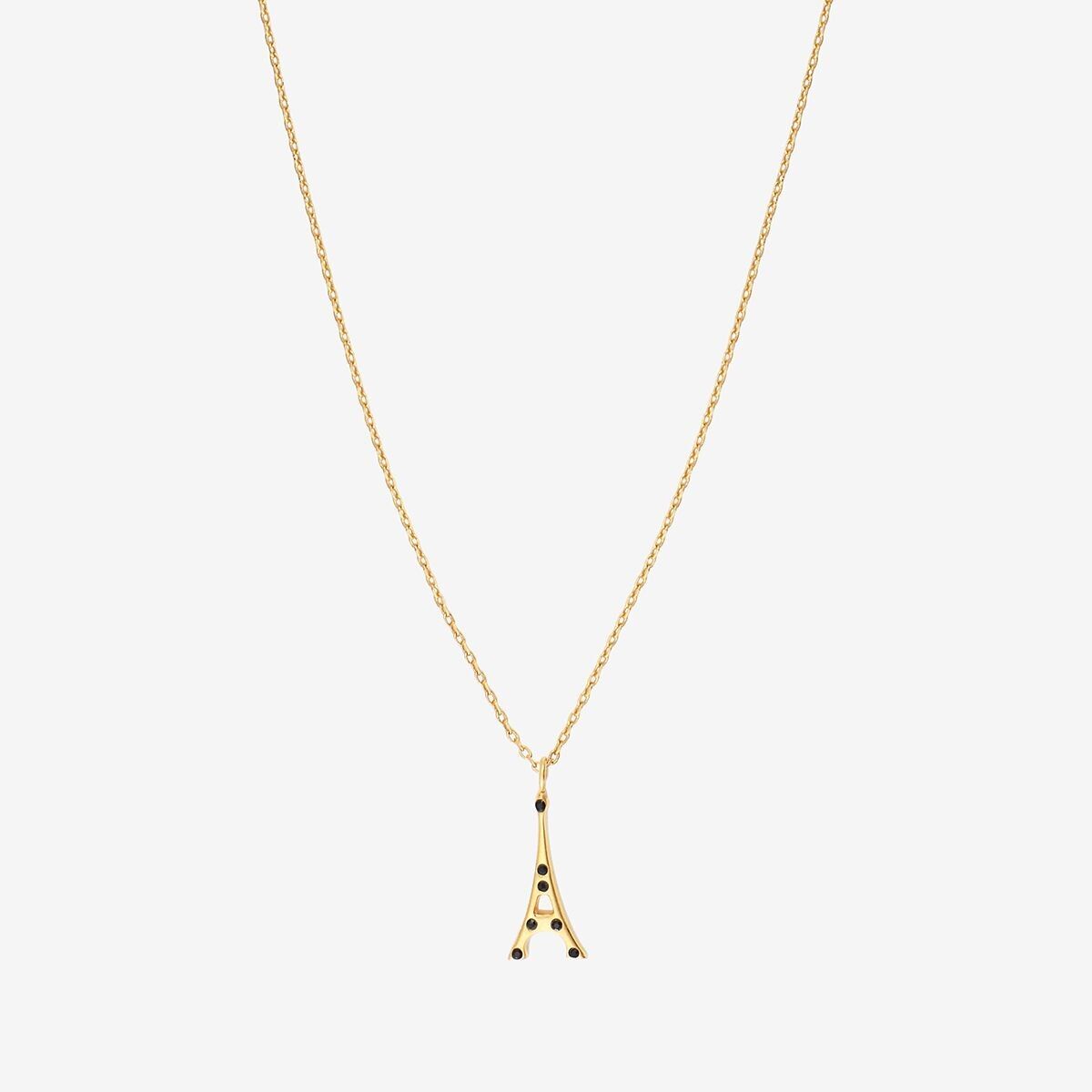 COLLANA IN JET SCINTILLANTE D'ORO - FESTA