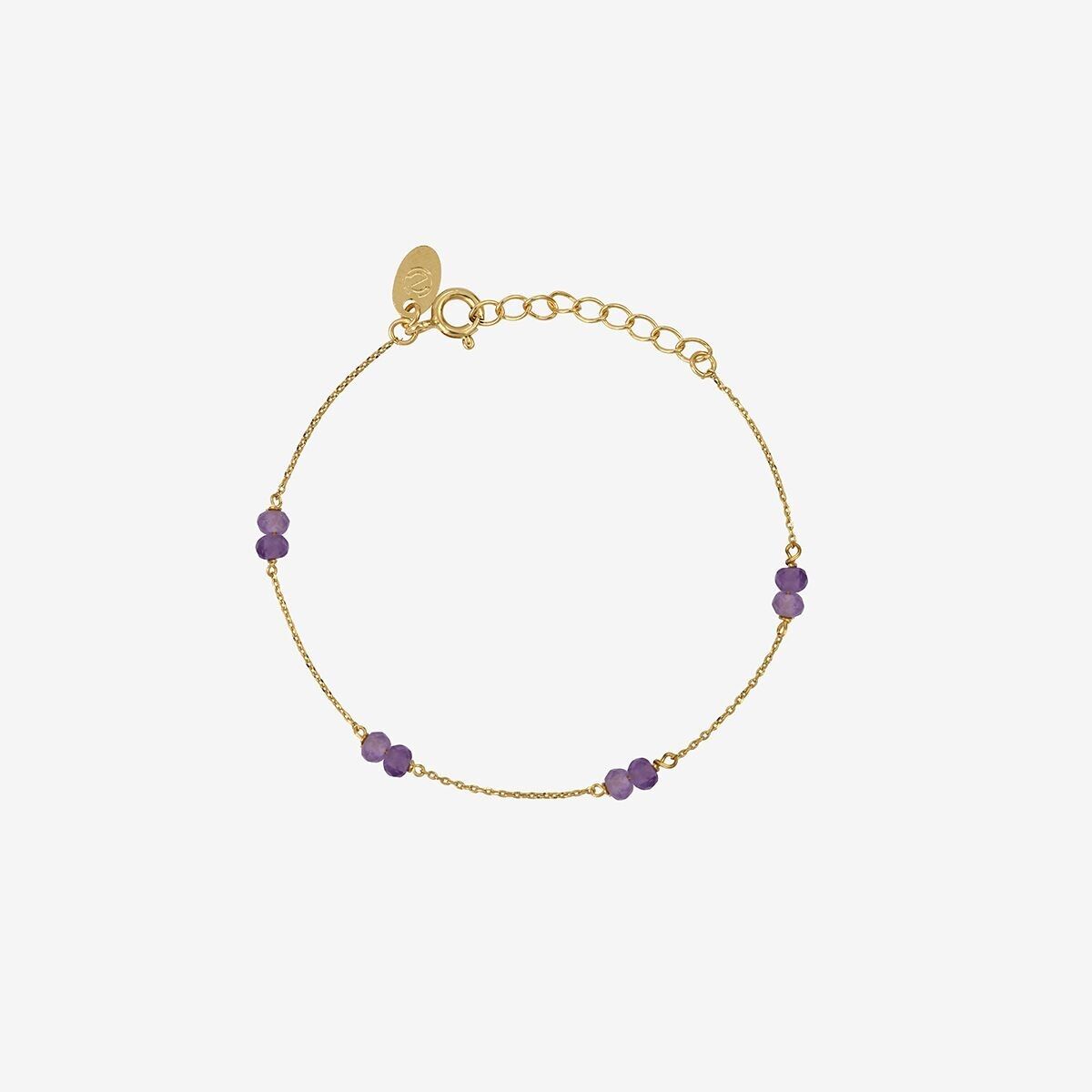 GOLDEN AMETHYST BRACELET - VENUS